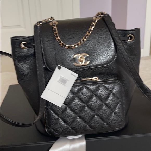 Chanel Business Affinity Backpack New GHW - Picture 6 of 7